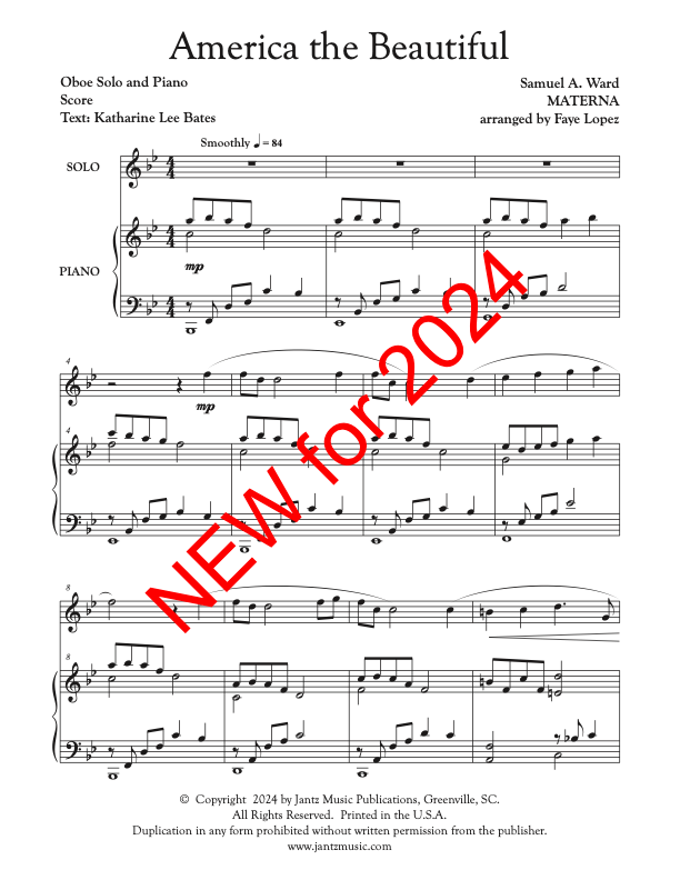 America the Beautiful - Oboe Solo