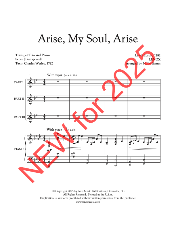 Arise, My Soul, Arise - Trumpet Trio