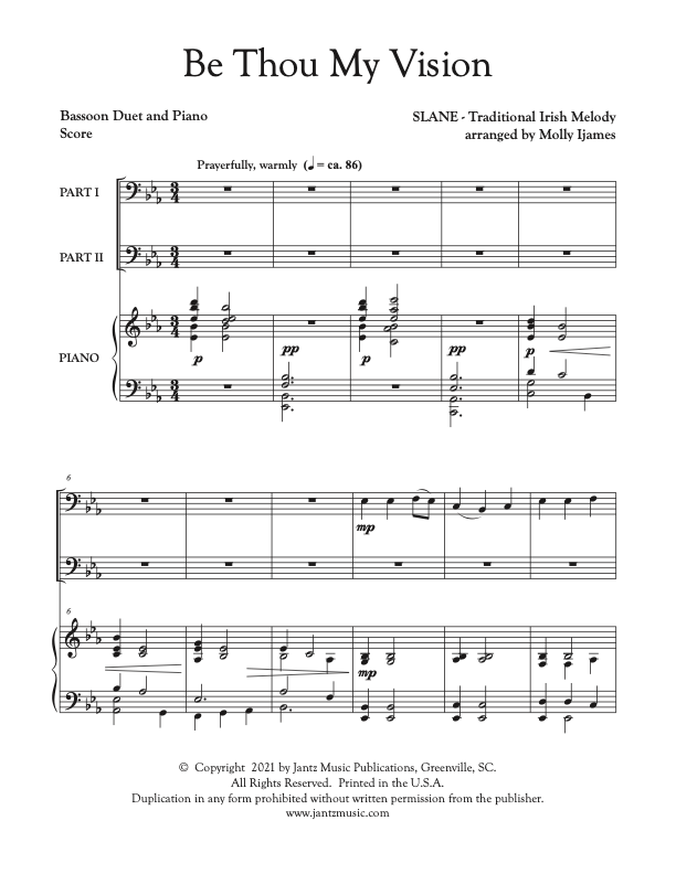 Be Thou My Vision - Bassoon Duet