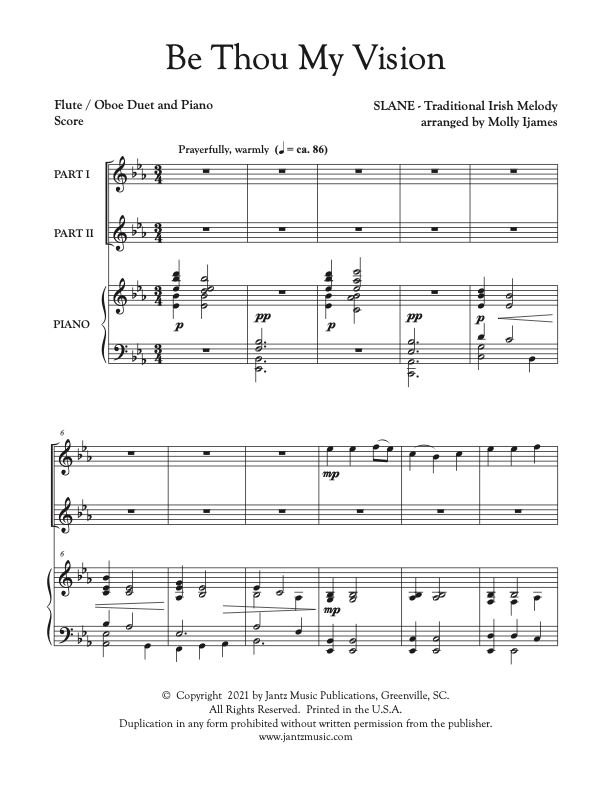 Be Thou My Vision - Flute/Oboe Duet