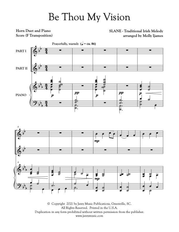 Be Thou My Vision - Horn Duet