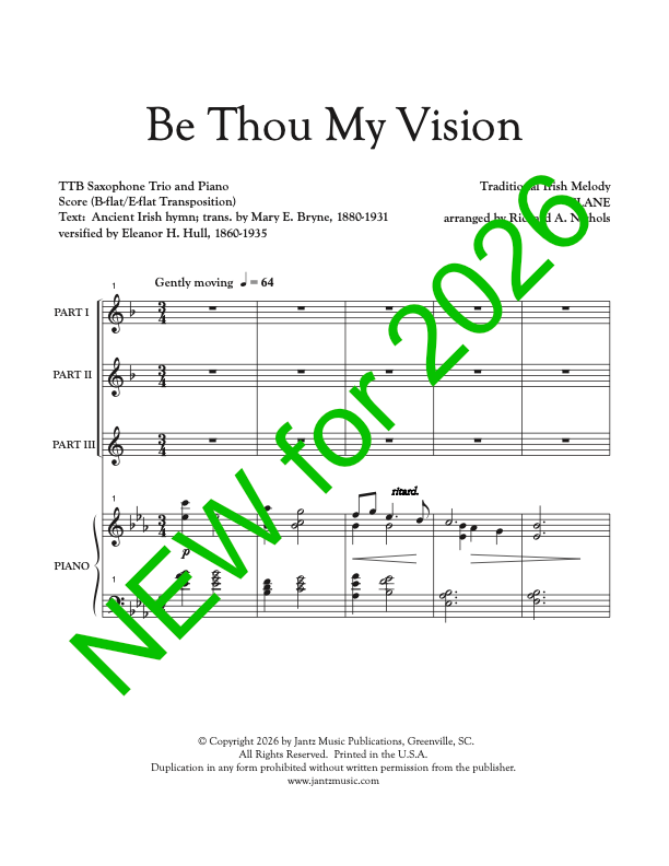 Be Thou My Vision - TTB Saxophone Trio