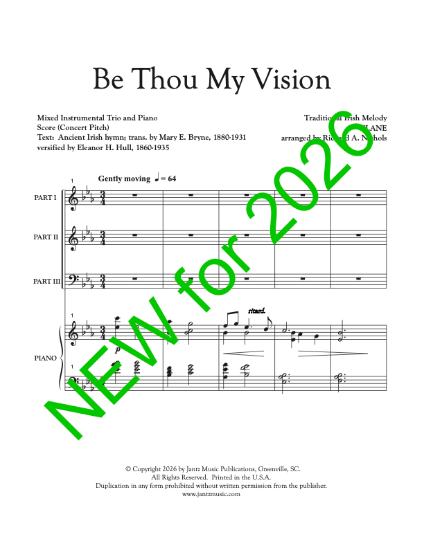 Be Thou My Vision - Combined Set of Mixed Brass & Mixed Woodwind Trios