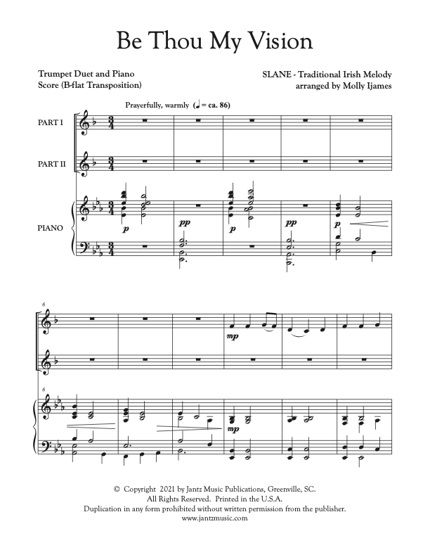 Be Thou My Vision - Trumpet Duet