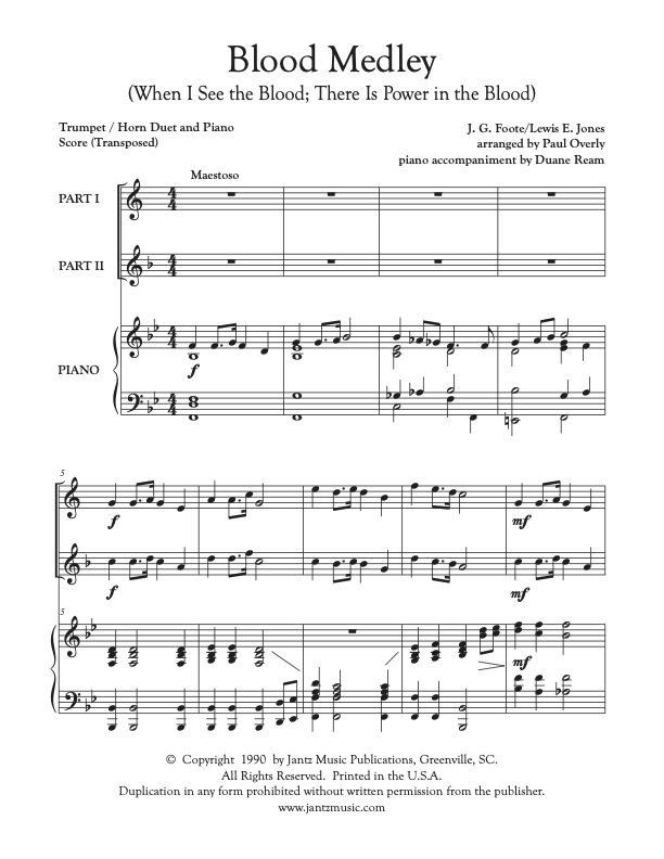 Blood Medley - Trumpet/Horn Duet