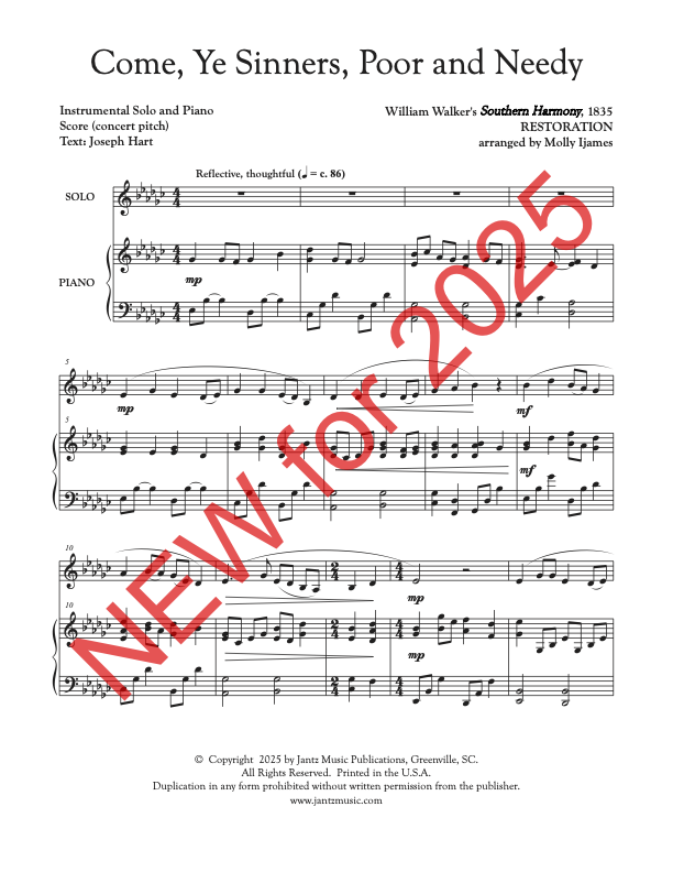 Come, Ye Sinners, Poor and Needy - Combined Set of All Solo Instrument Options