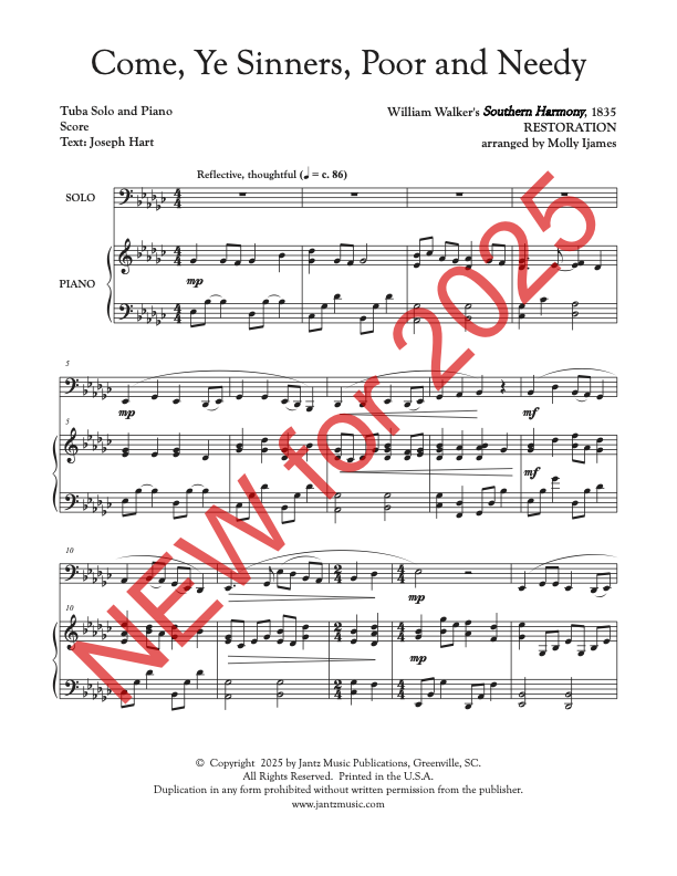 Come, Ye Sinners, Poor and Needy - Tuba Solo