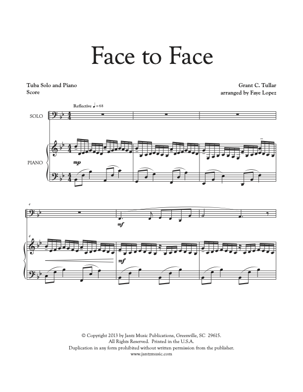Face to Face - Tuba Solo