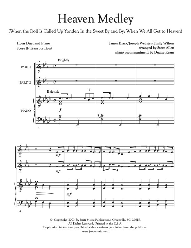 Heaven Medley - Horn Duet