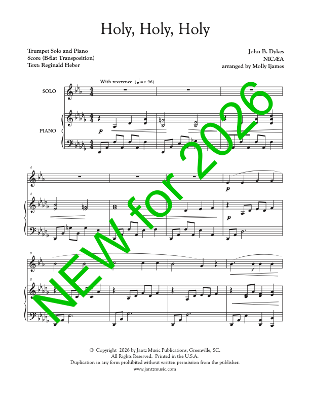 Holy, Holy, Holy - Trumpet Solo