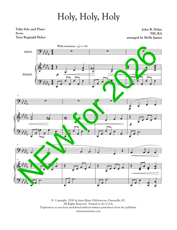 Holy, Holy, Holy - Tuba Solo