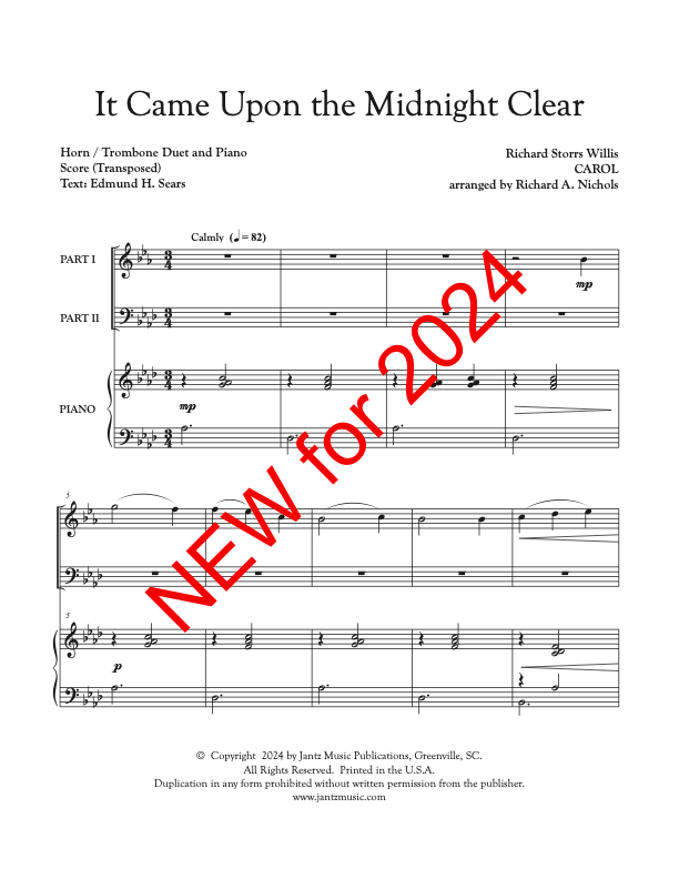 It Came Upon the Midnight Clear - Horn / Trombone Duet