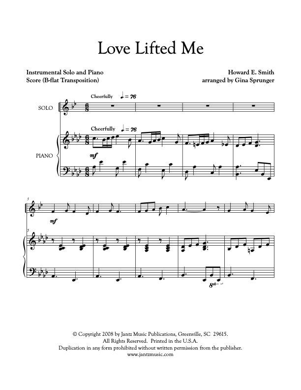 Love Lifted Me - Trumpet Solo