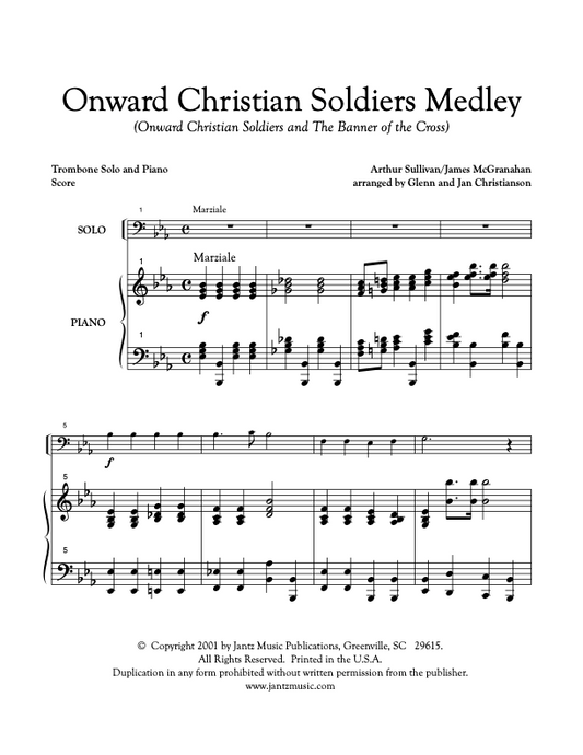 Onward Christian Soldiers Medley - Trombone Solo