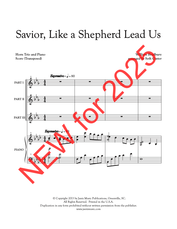 Savior, Like a Shepherd Lead Us- Horn Trio
