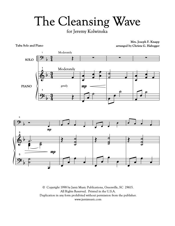 The Cleansing Wave - Tuba Solo