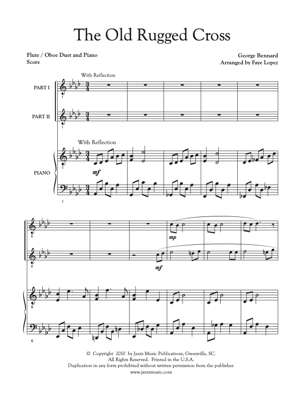 The Old Rugged Cross - Flute/Oboe Duet
