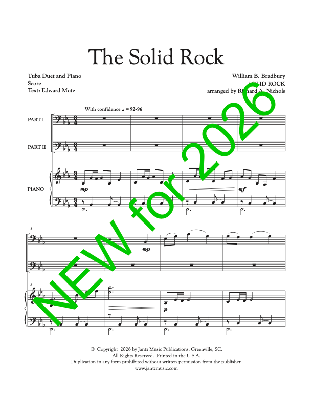 The Solid Rock - Tuba Duet