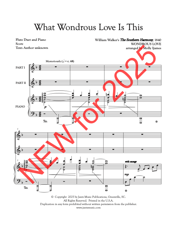 What Wondrous Love Is This - Flute Duet