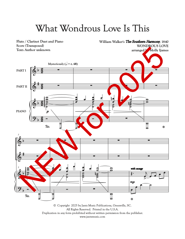 What Wondrous Love Is This - Flute/Clarinet Duet