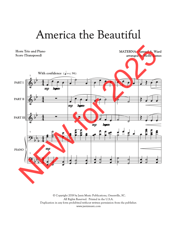 America the Beautiful - Horn Trio