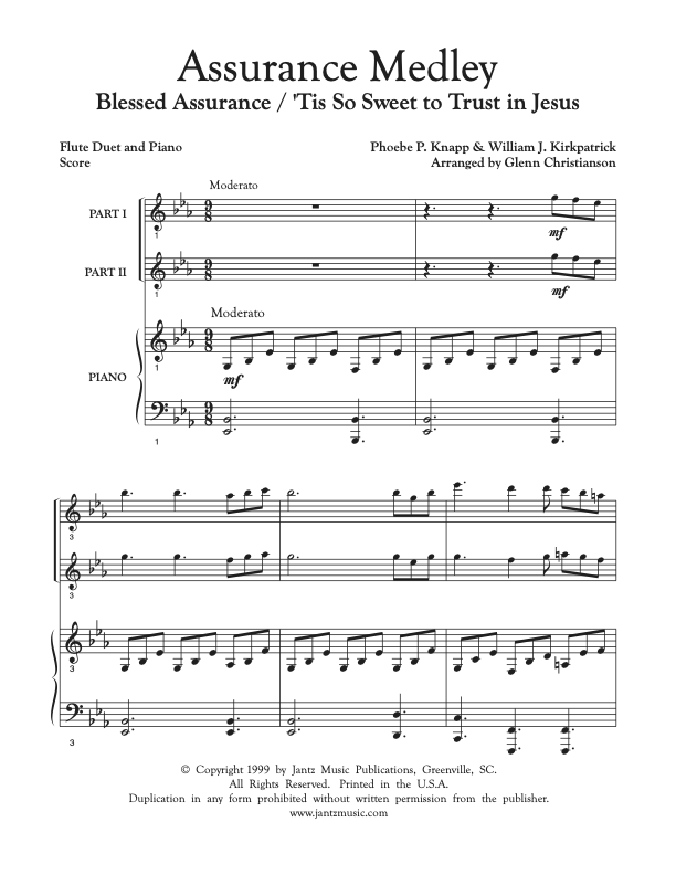 Assurance Medley - Flute Duet