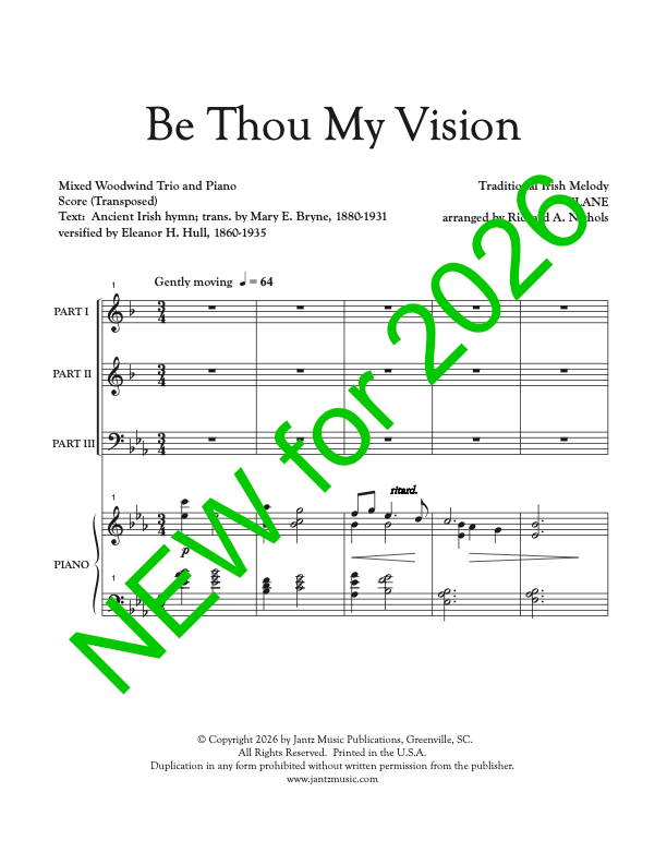 Be Thou My Vision - Mixed Woodwind Trio
