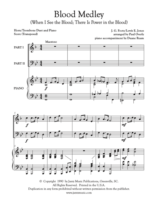 Blood Medley - Horn/Trombone Duet