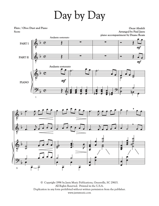Day by Day - Flute/Oboe Duet
