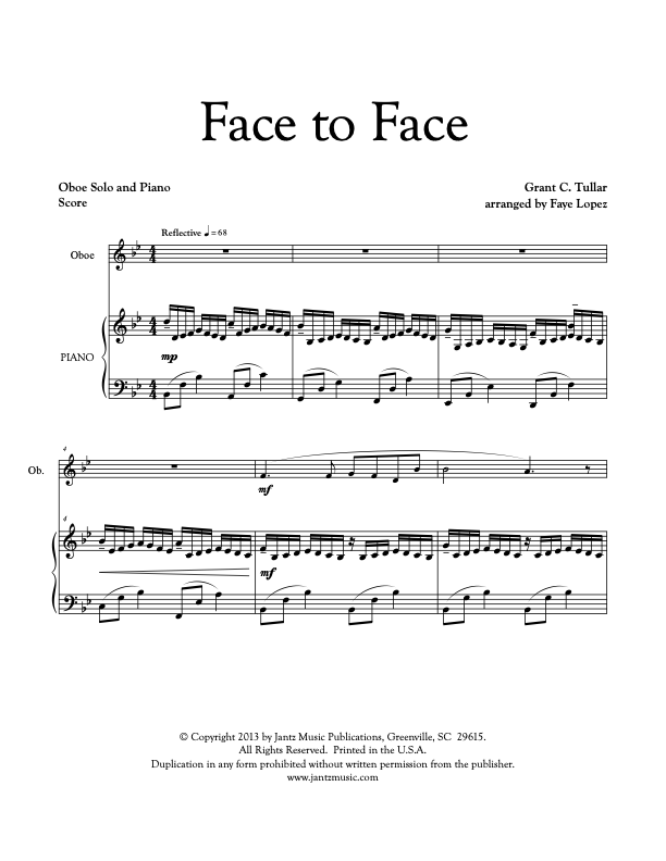 Face to Face - Oboe Solo