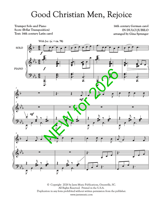 Good Christian Men, Rejoice - Trumpet Solo