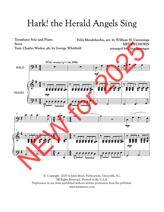 Hark! the Herald Angels Sing - Trombone Solo