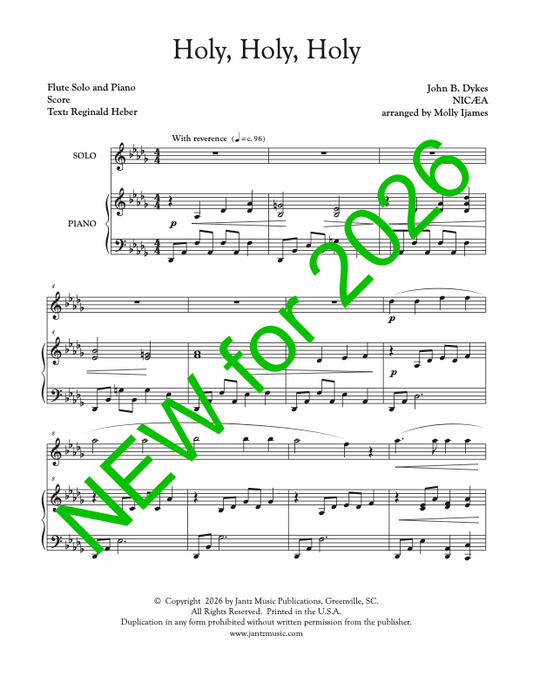 Holy, Holy, Holy - Flute Solo