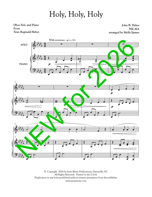 Holy, Holy, Holy - Oboe Solo