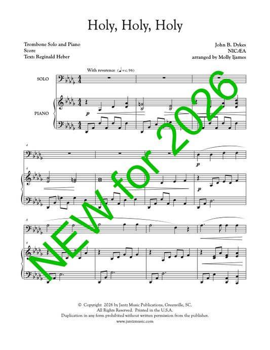 Holy, Holy, Holy - Trombone Solo
