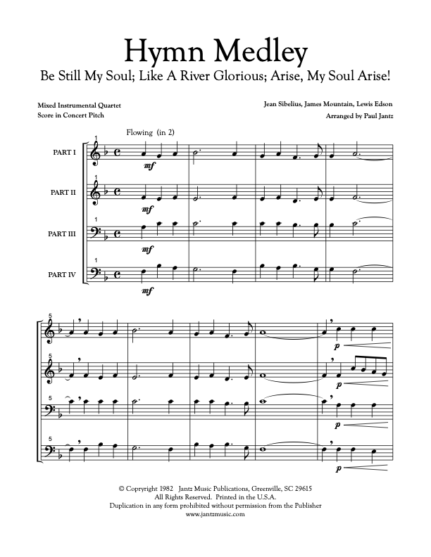 Hymn Medley - Combined Set of Both Mixed Quartet Versions