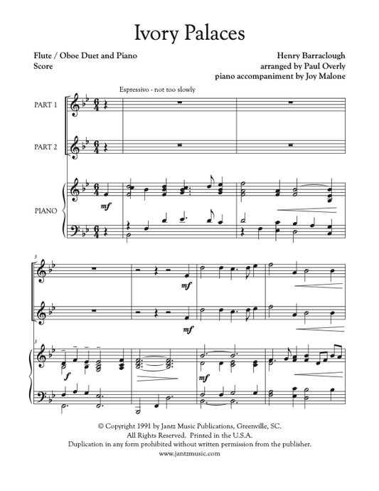 Ivory Palaces - Flute/Oboe Duet