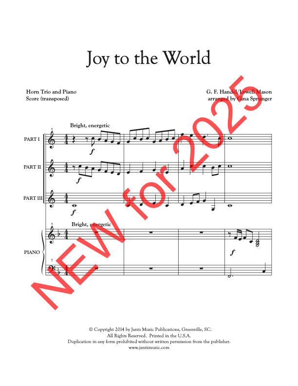 Joy to the World - Horn Trio