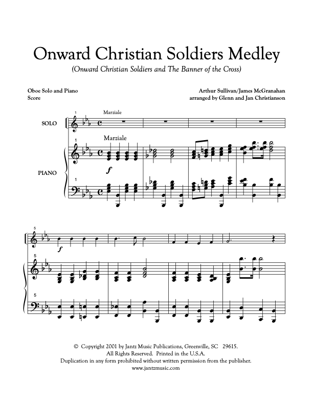 Onward Christian Soldiers Medley - Oboe Solo