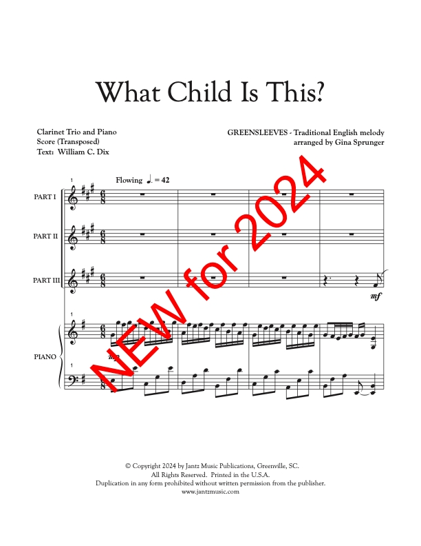 What Child is This? - Clarinet Trio