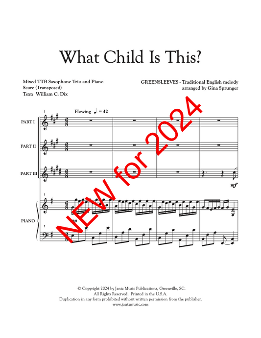 What Child is This? - TTB Saxophone Trio