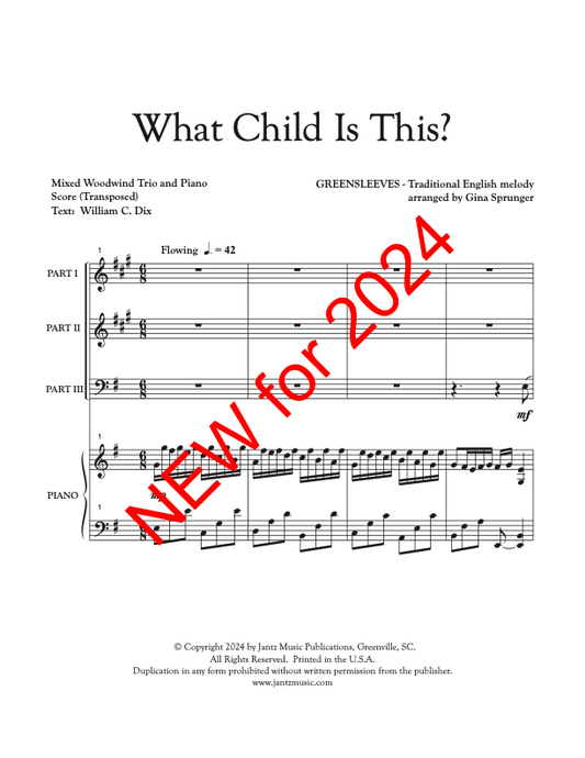 What Child is This? - Mixed Woodwind Trio