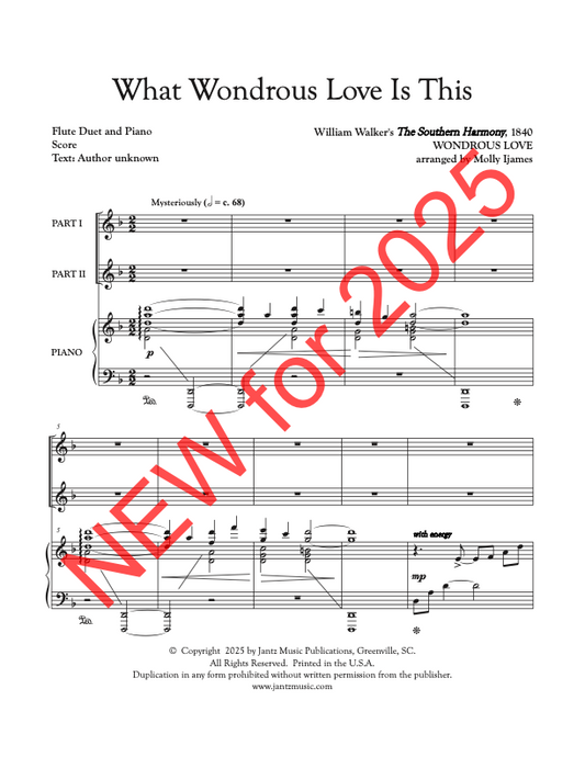 What Wondrous Love Is This - Flute Duet