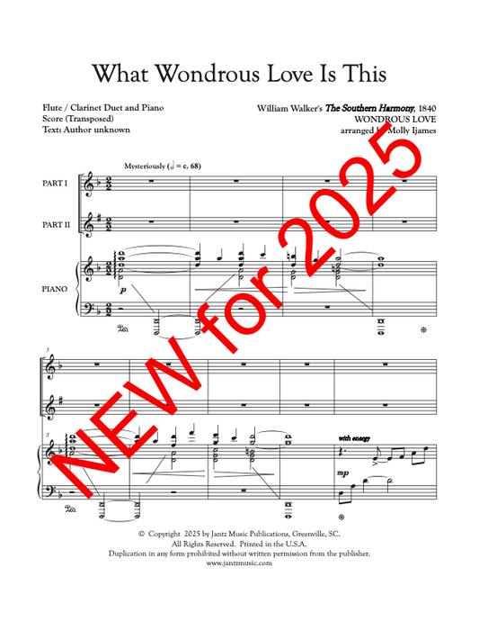 What Wondrous Love Is This - Flute/Clarinet Duet