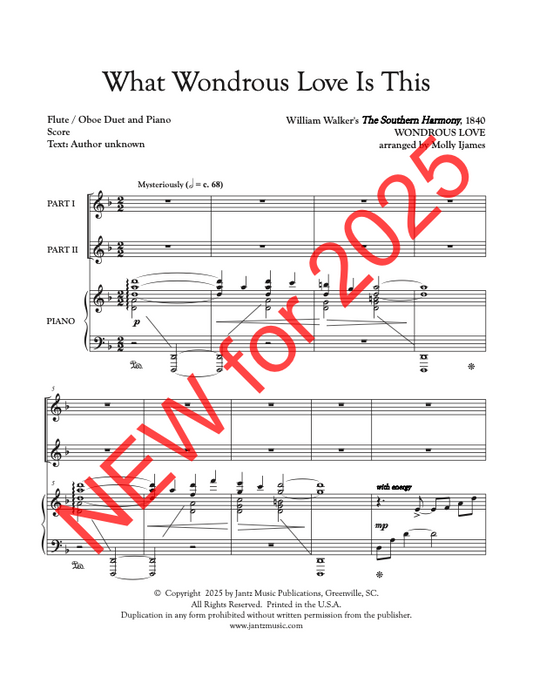 What Wondrous Love Is This - Flute/Oboe Duet