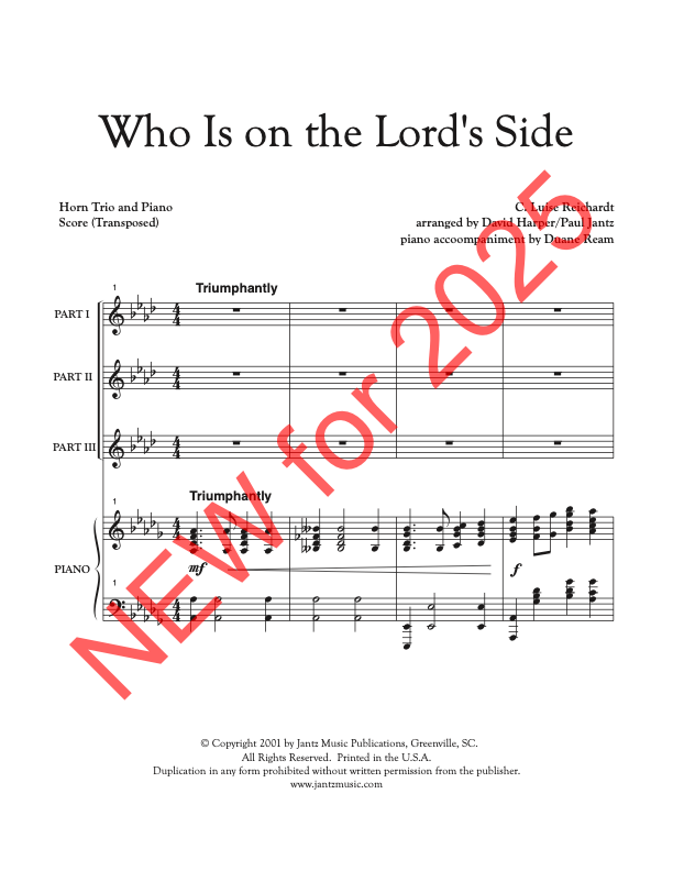 Who Is on the Lord's Side - Horn Trio